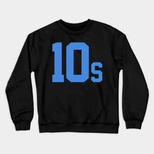 10s Tennis Player Logo by CoVA Tennis Crewneck Sweatshirt